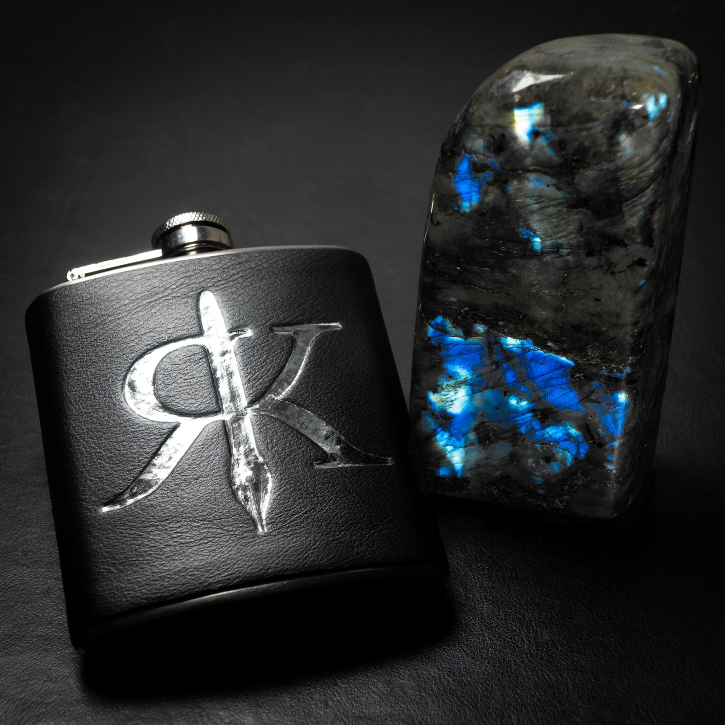 Leather Wrapped Flask