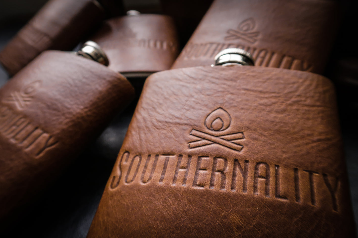 Leather Wrapped Flask