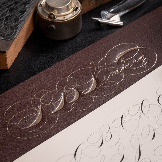 Oxblood Desktop Leather Blotter